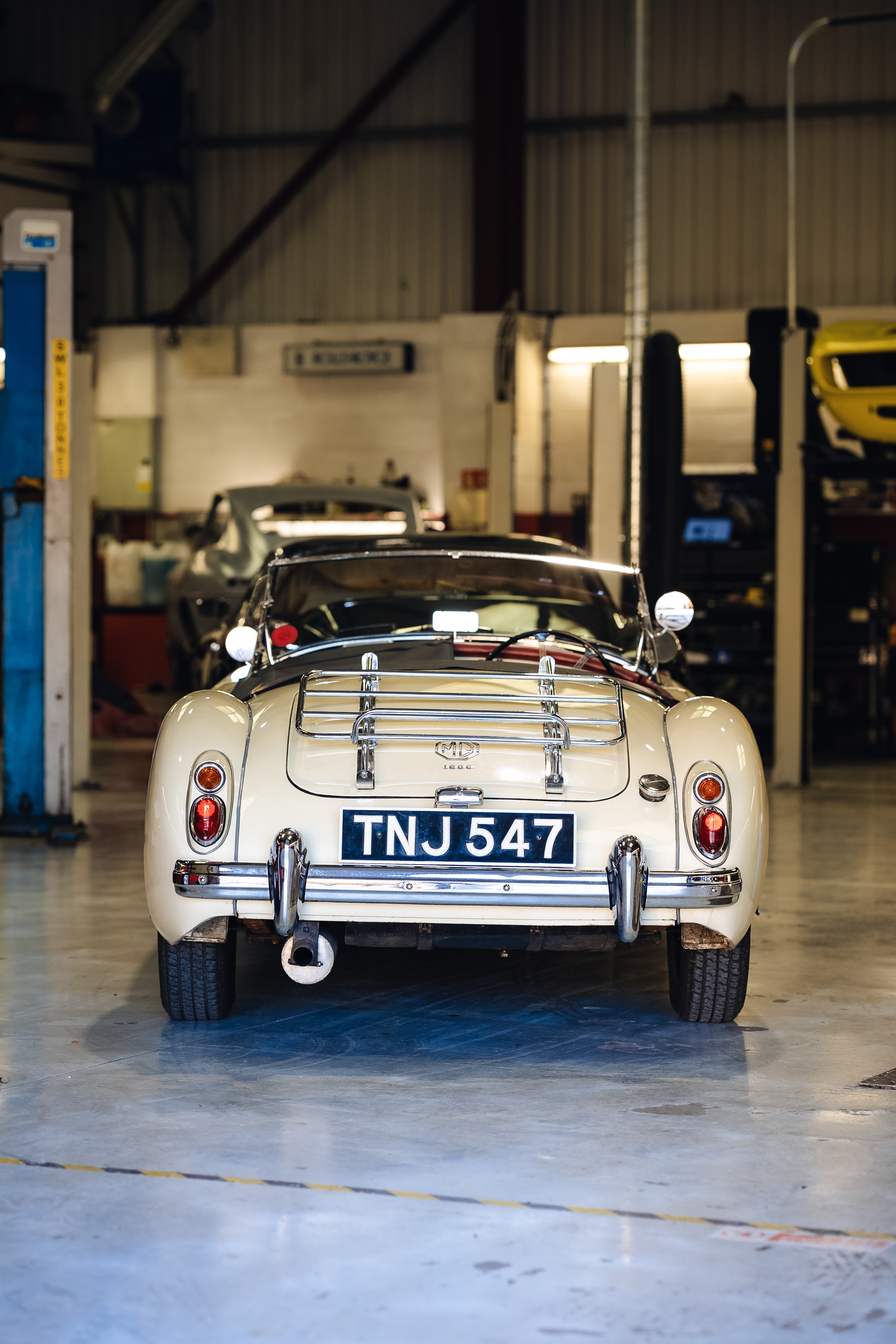 Car At Haynes Heritage Engineering Workshop